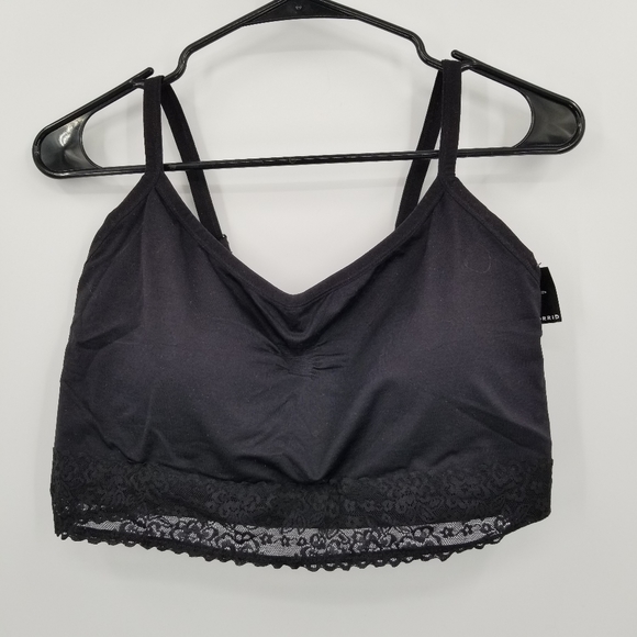 torrid Other - Torrid Bralette Lace Trim Black 2